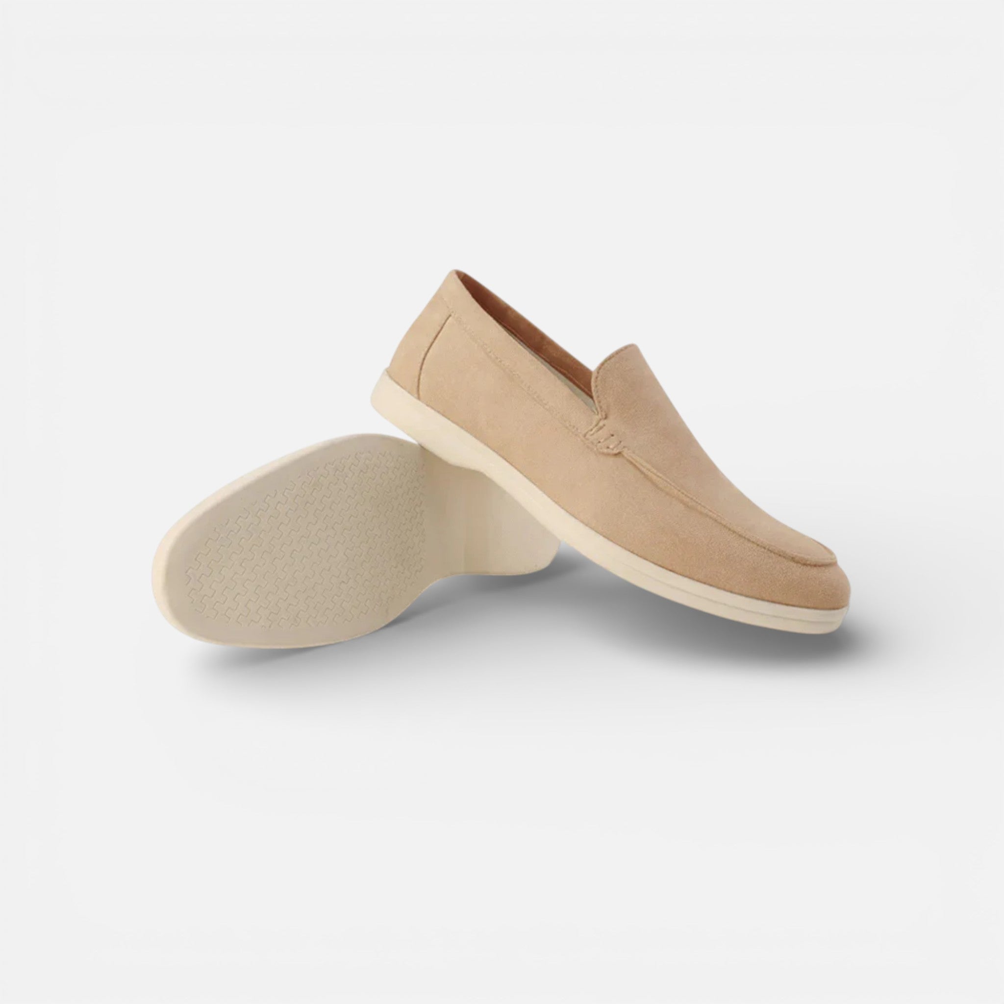 Men’s Suede Loafers Easy Slip-On Comfortable Summer Shoes