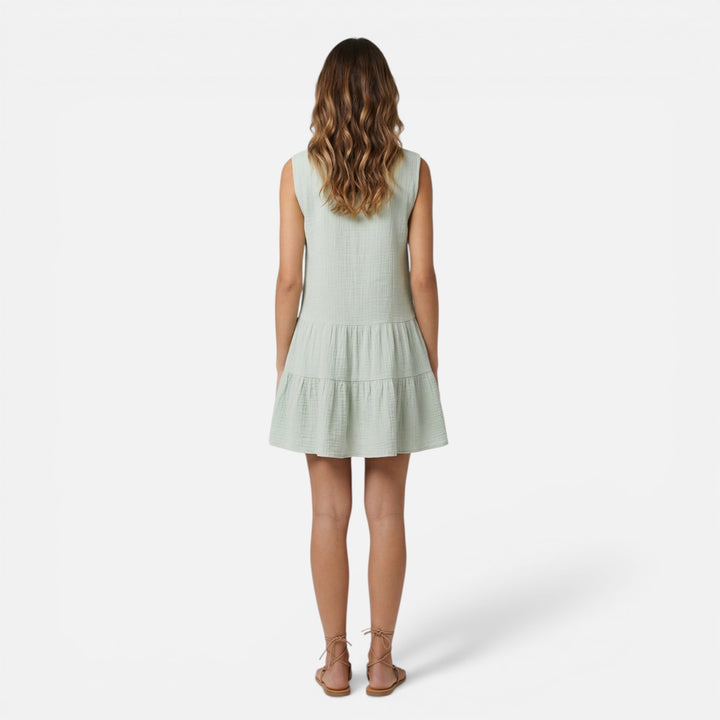 Acethetiq's | Women’s V-Neck A-Line Dress Effortless Summer Ease