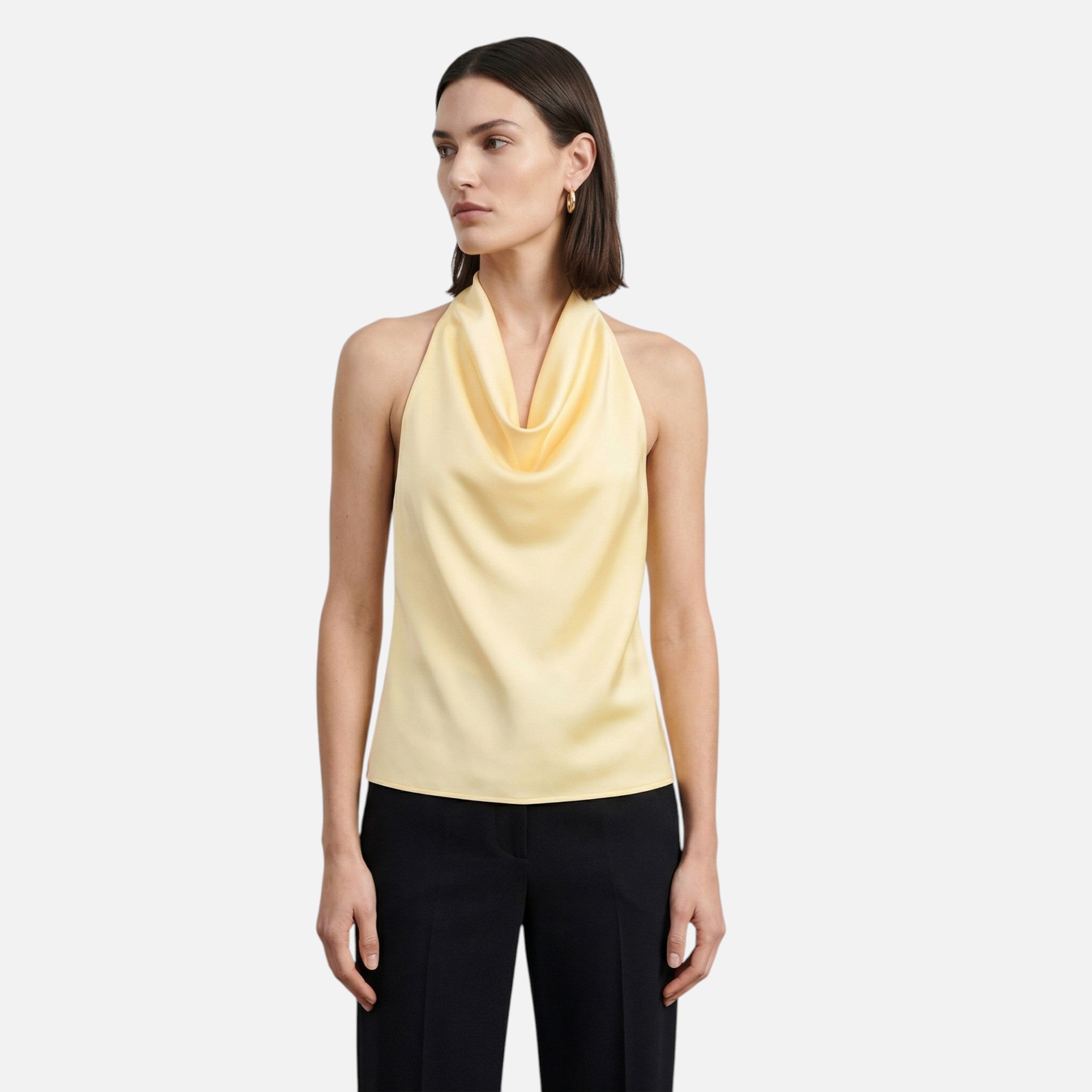 Acethetiq's | Women’s Satin Halter Corset Crop Top