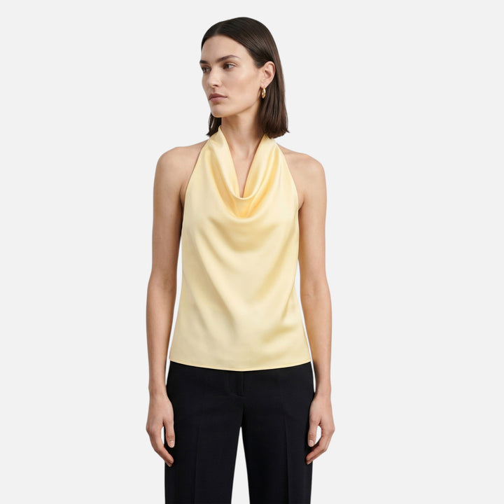 Acethetiq's | Women’s Satin Halter Corset Crop Top