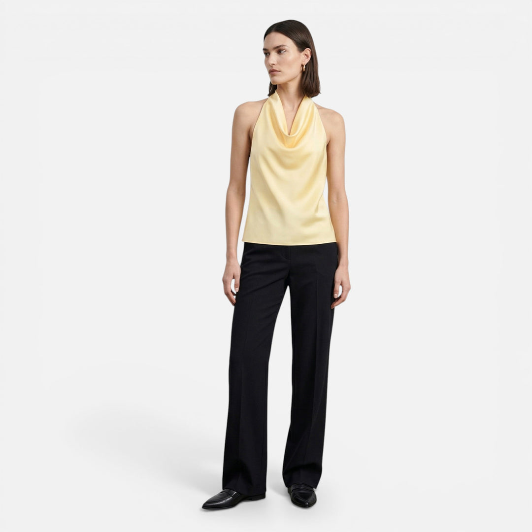 Acethetiq's | Women’s Satin Halter Corset Crop Top