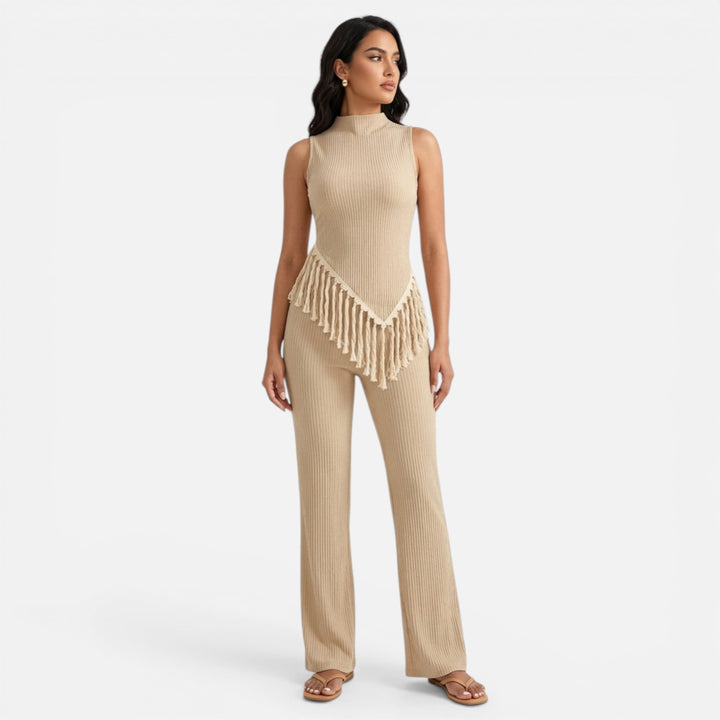 Acethetiq's | Women’s Modern Heritage Fringed Suit Set