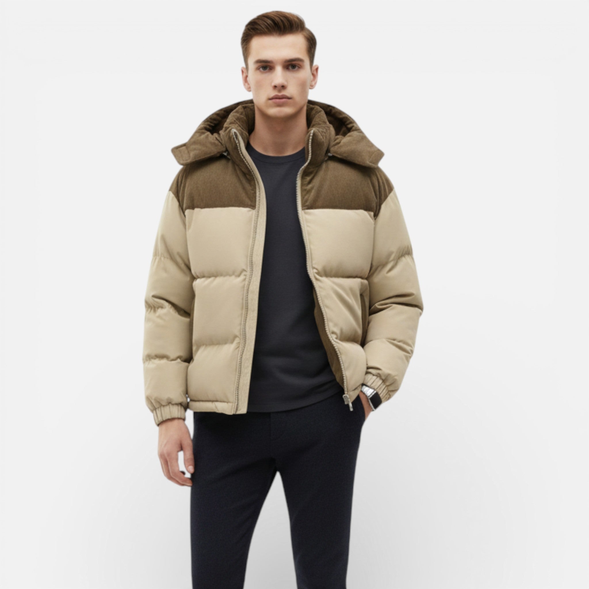 Acethetiq's | Men’s Puffer Jacket Quilted Warmth Urban Everyday Wear