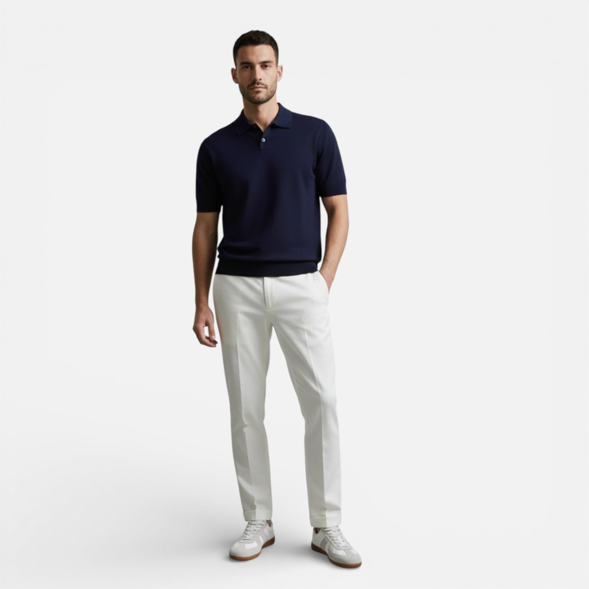 Acethetiq's | Men’s Leather Everyday Sneakers Breathable Inner Lining