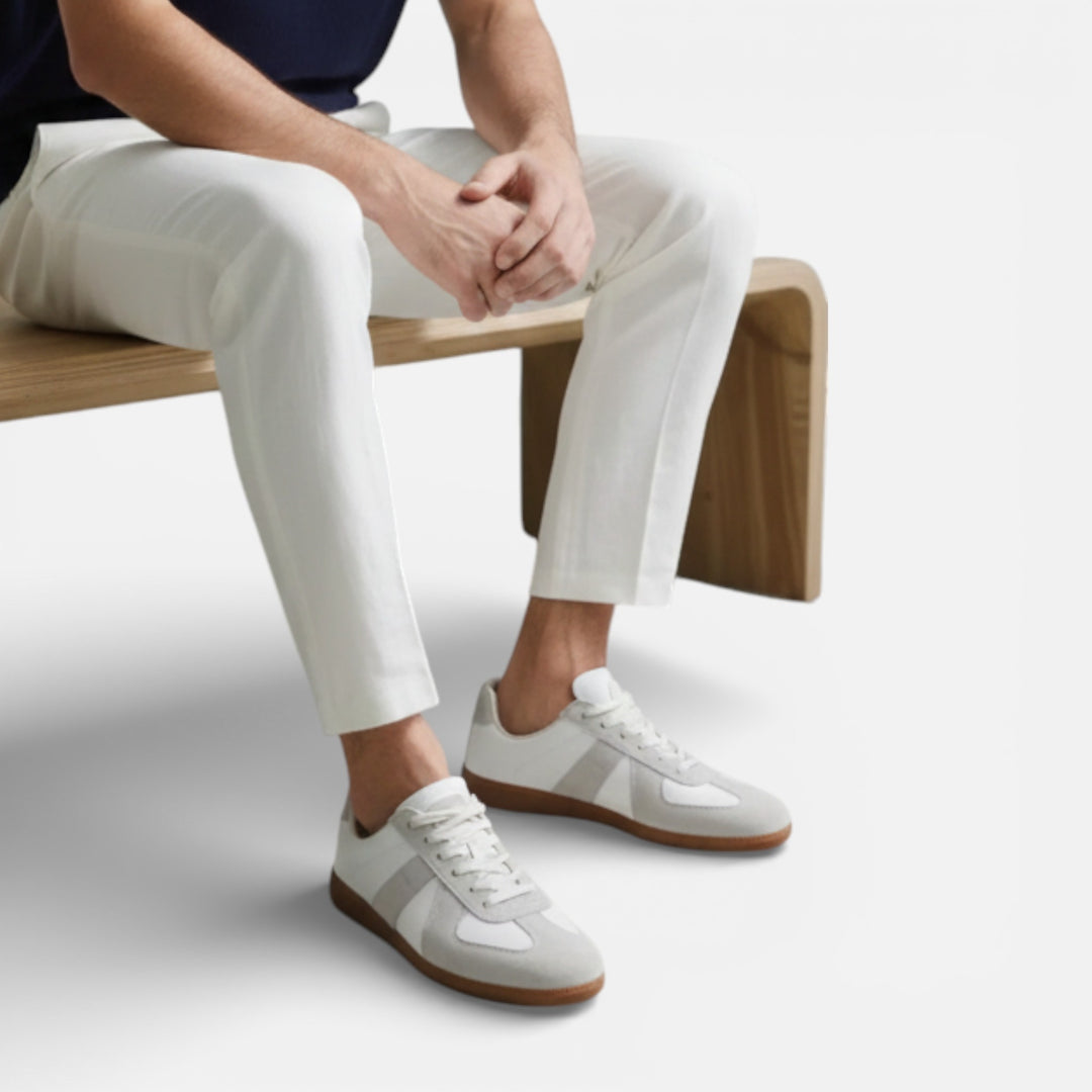 Acethetiq's | Men’s Leather Everyday Sneakers Breathable Inner Lining
