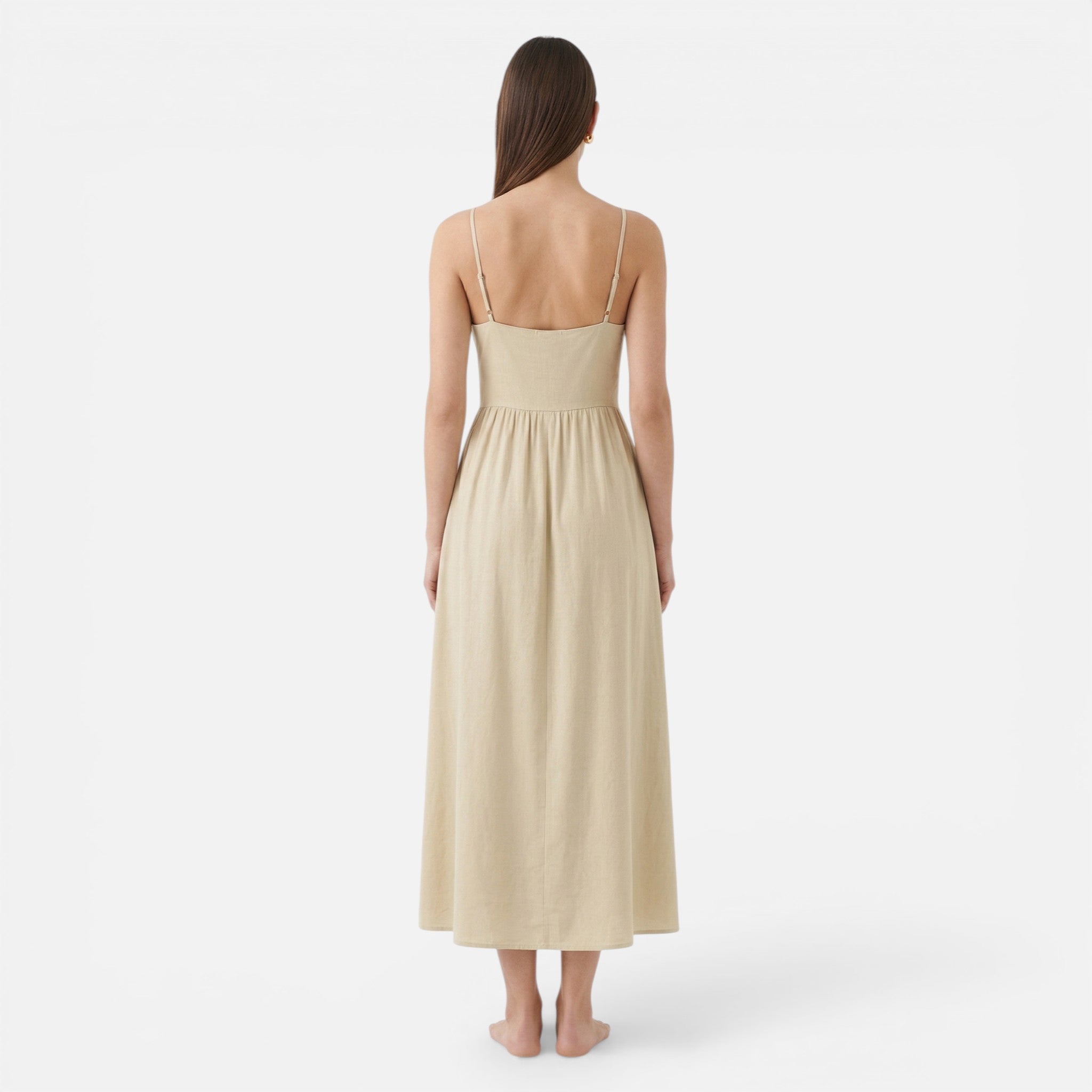 Acethetiq's | Women’s Strapless Midi Dress Macaron Elegance