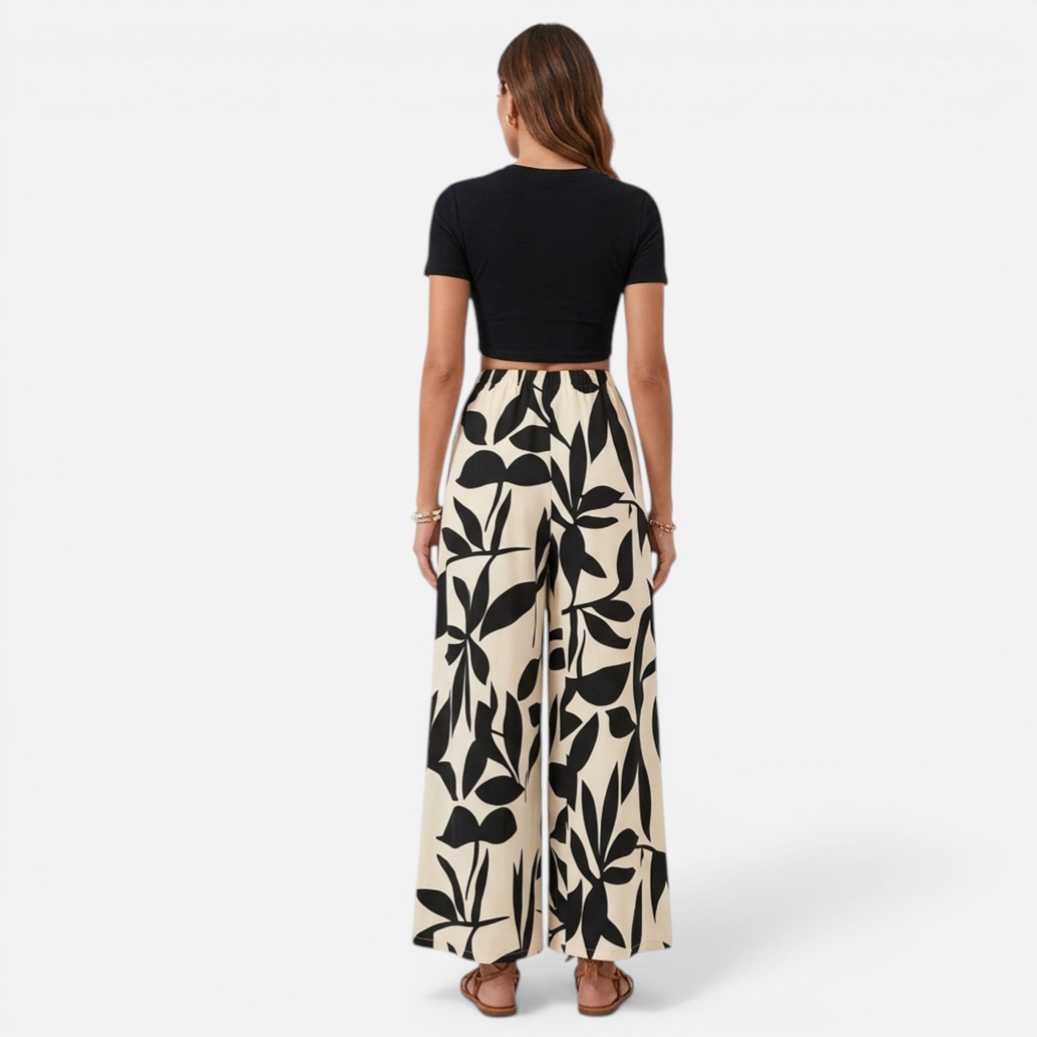 Acethetiq's | Women’s Wide Leg Trousers Effortless Everyday Elegance