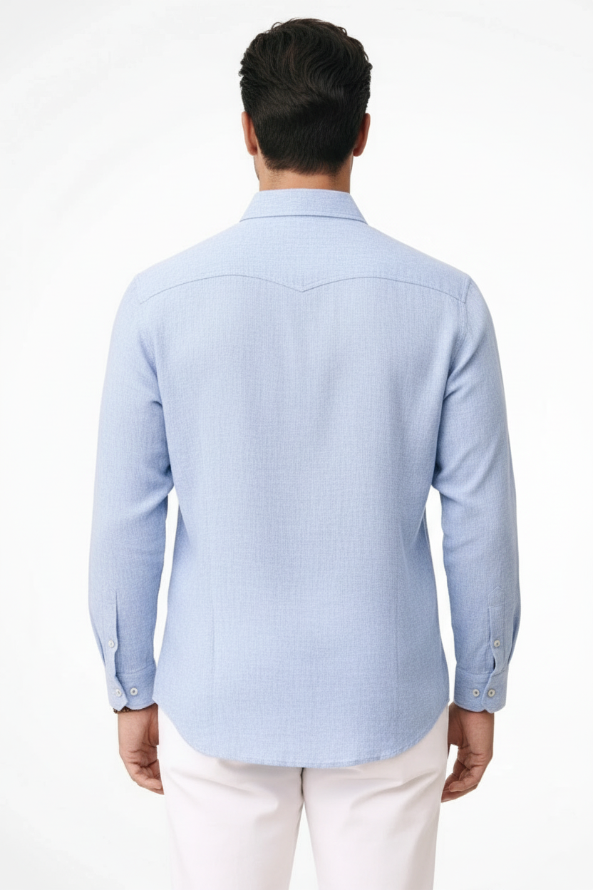 Men’s Linen Button-Up Shirt Cool Comfortable Summer Essential