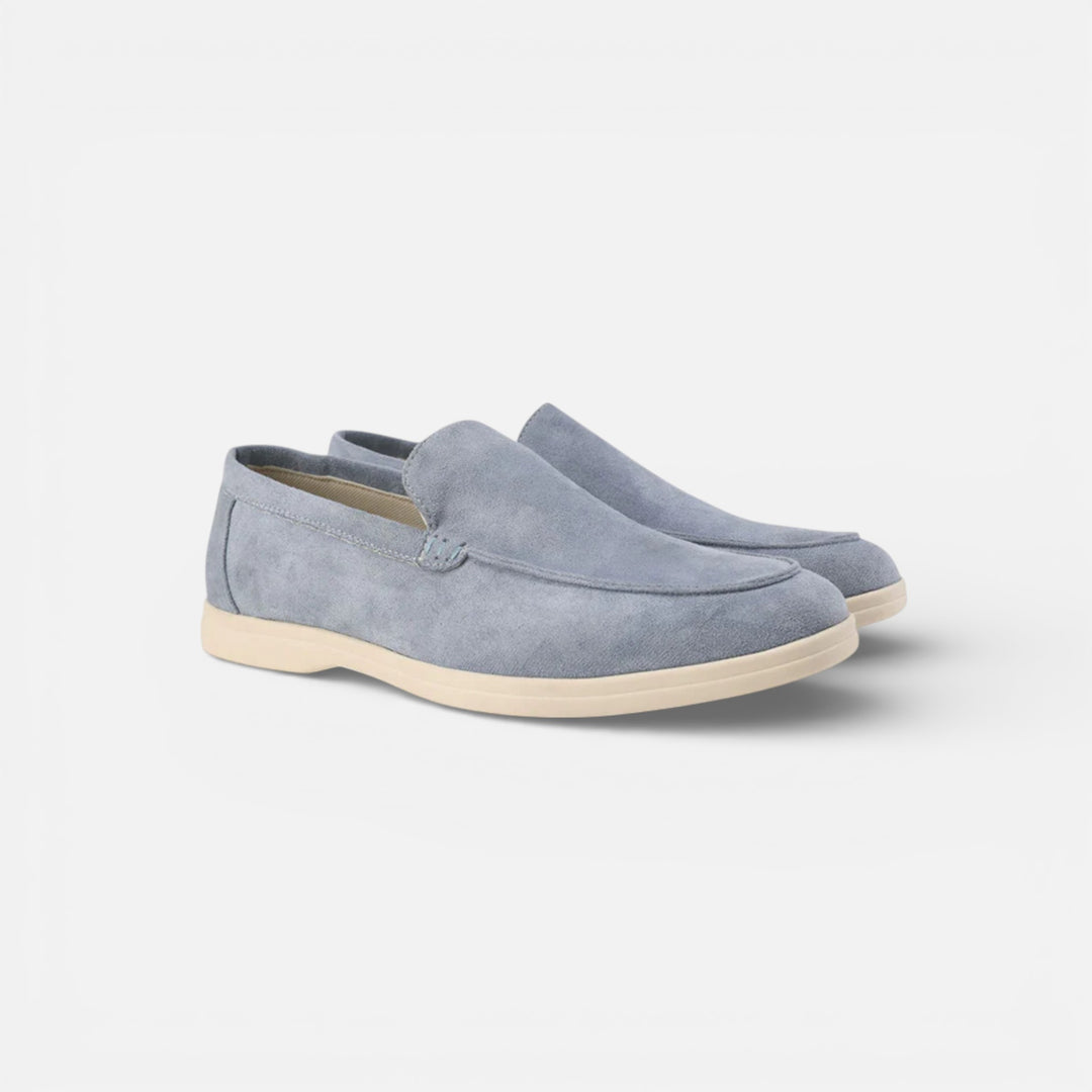 Men’s Suede Loafers Easy Slip-On Comfortable Summer Shoes