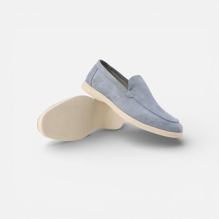 Men’s Suede Loafers Easy Slip-On Comfortable Summer Shoes