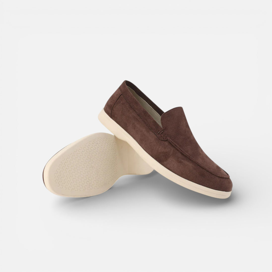 Men’s Suede Loafers Easy Slip-On Comfortable Summer Shoes