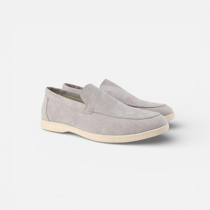 Men’s Suede Loafers Easy Slip-On Comfortable Summer Shoes