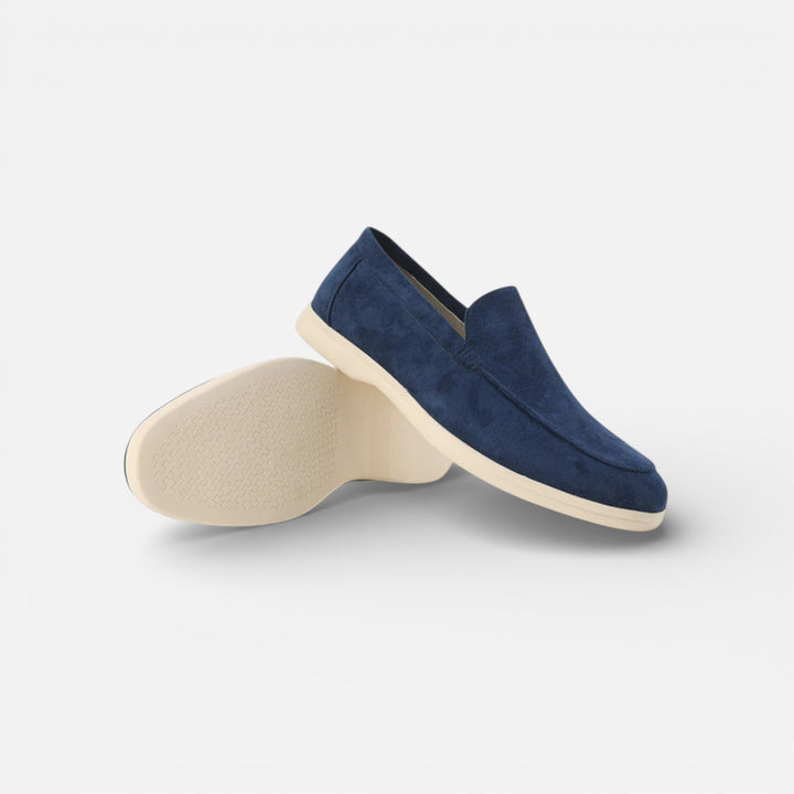 Men’s Suede Loafers Easy Slip-On Comfortable Summer Shoes