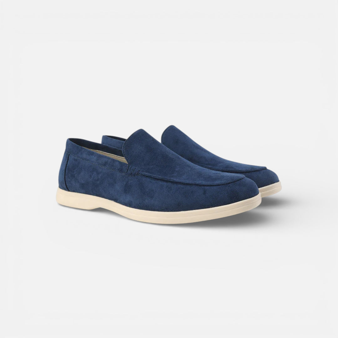 Men’s Suede Loafers Easy Slip-On Comfortable Summer Shoes