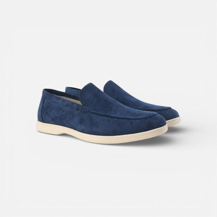 Men’s Suede Loafers Easy Slip-On Comfortable Summer Shoes