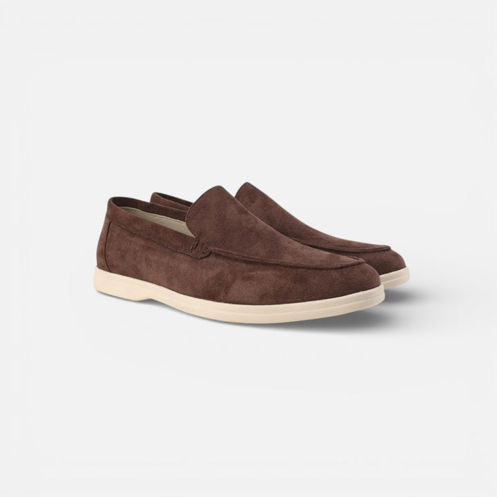 Men’s Suede Loafers Easy Slip-On Comfortable Summer Shoes
