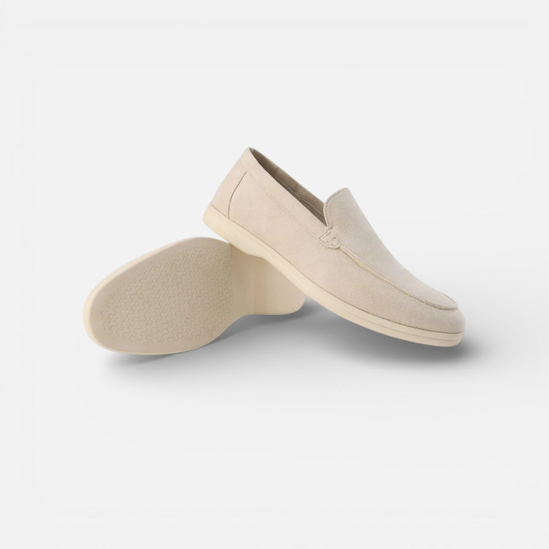 Men’s Suede Loafers Easy Slip-On Comfortable Summer Shoes