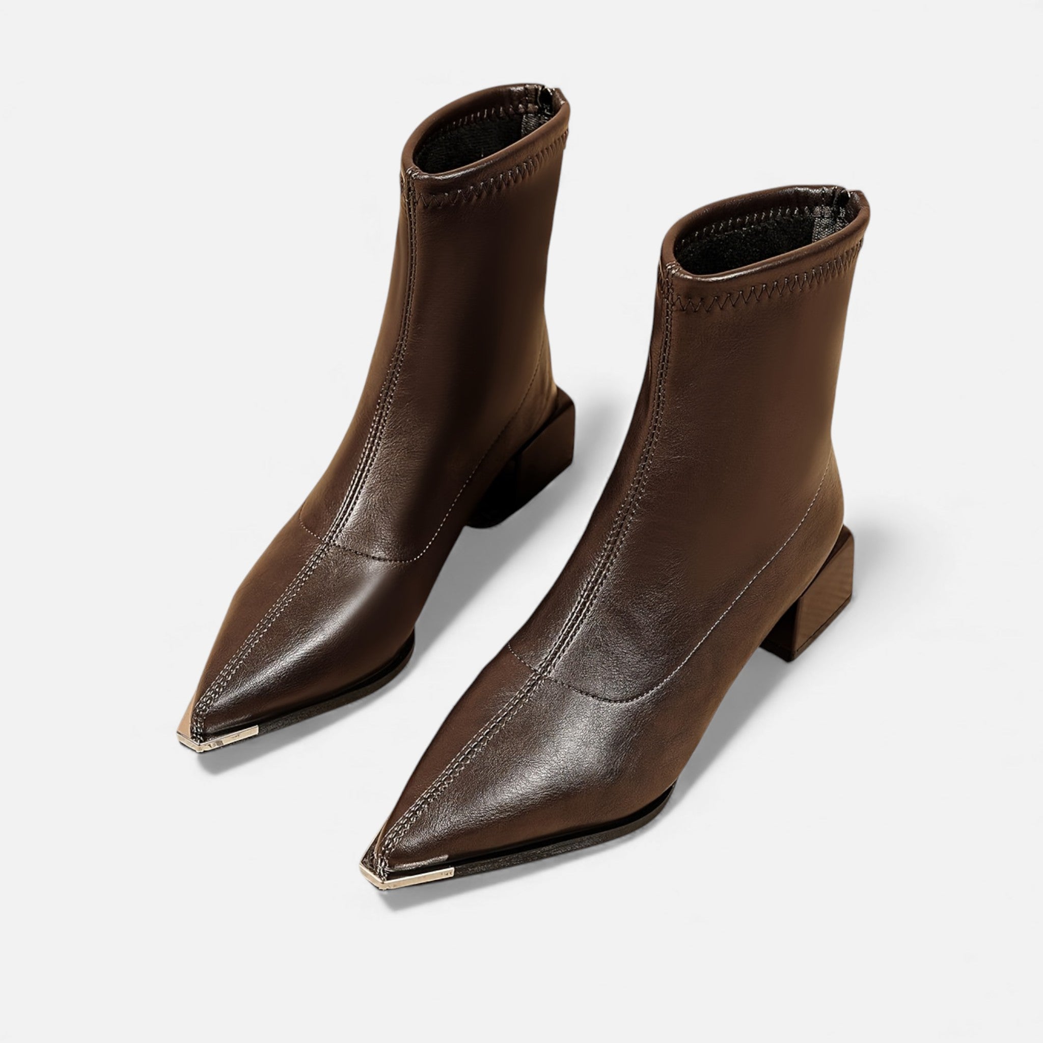 Acethetiq's | Women’s Heeled Boots Pointed Toe Comfortable Sequined Design