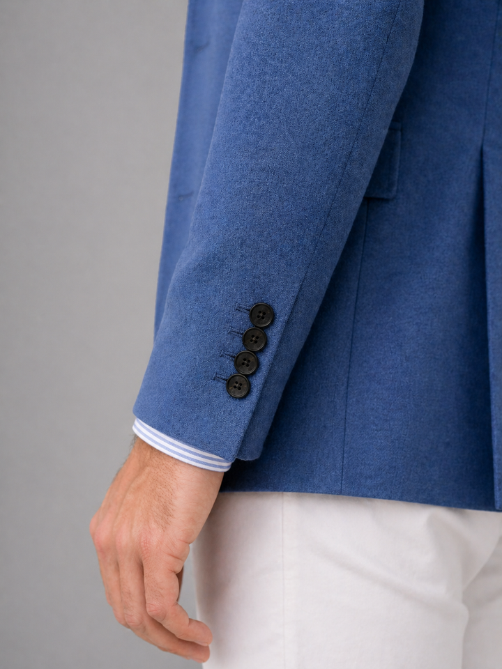 Men's Blazer Jacket in Soft Knit for Smart Casual Wear and Everyday Comfort