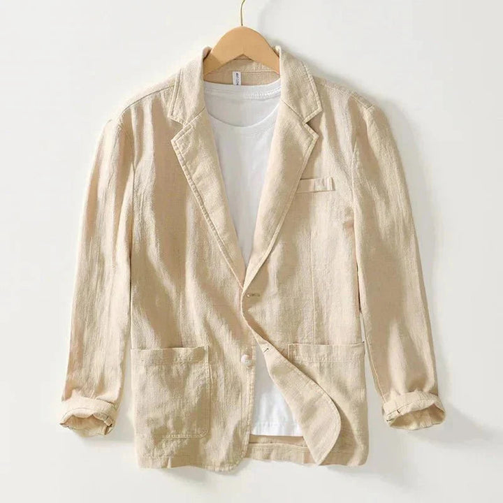 Men's Casual Blazer Lightweight Relaxed Fit Unstructured Design