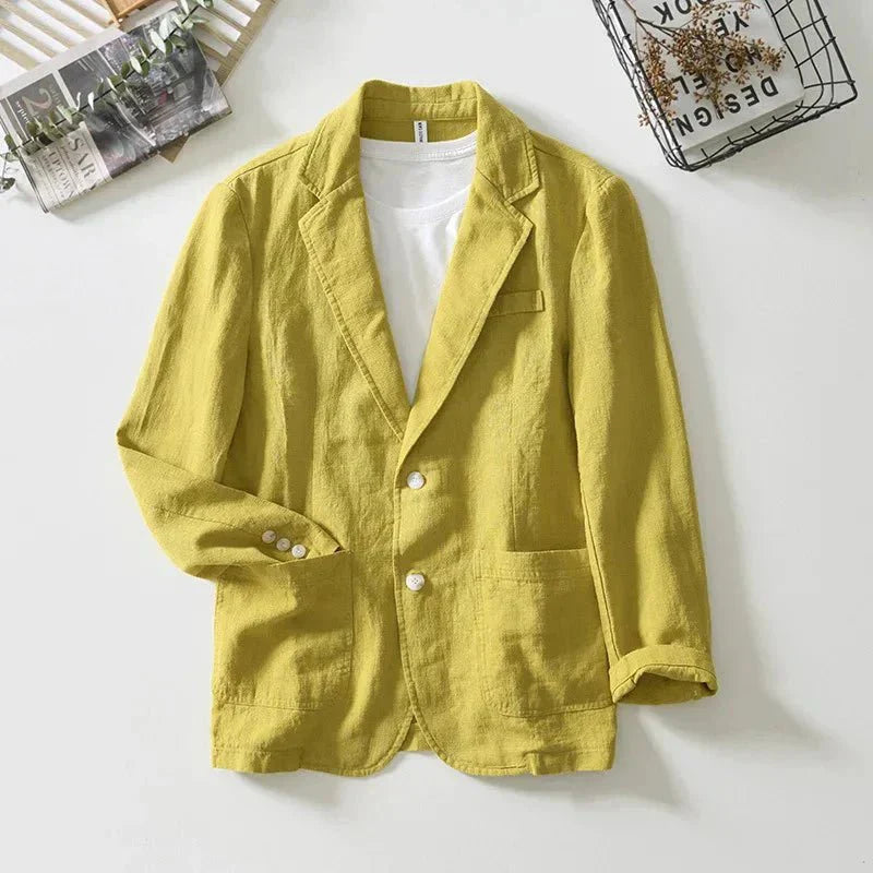 Men's Casual Blazer Lightweight Relaxed Fit Unstructured Design