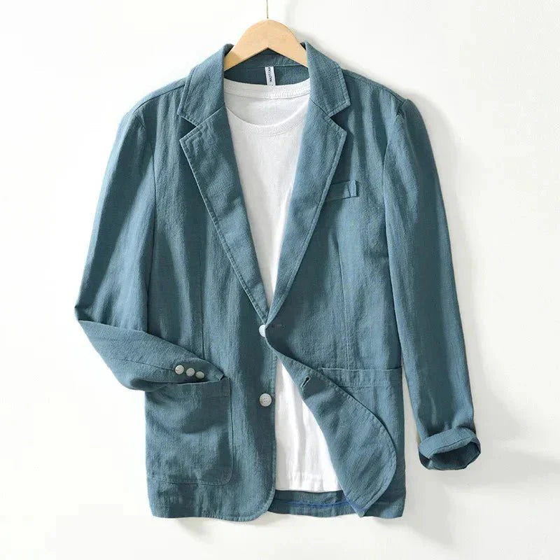 Men's Casual Blazer Lightweight Relaxed Fit Unstructured Design