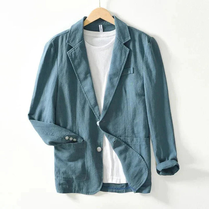 Men's Casual Blazer Lightweight Relaxed Fit Unstructured Design