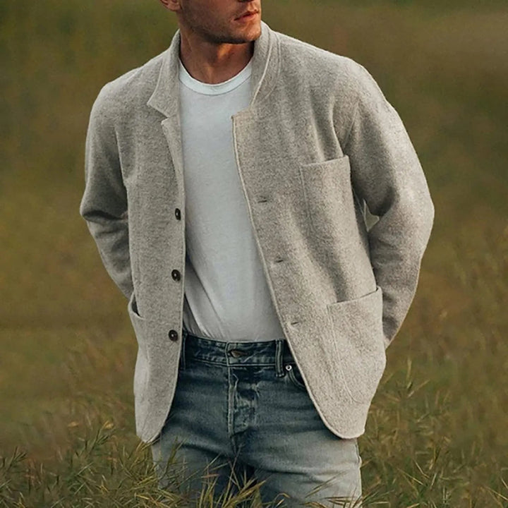 Men's Casual Blazer Relaxed Fit Soft Fabric for Everyday Wear