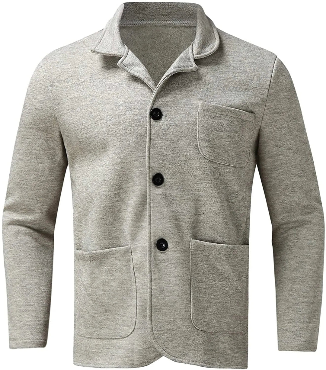 Men's Casual Blazer Relaxed Fit Soft Fabric for Everyday Wear
