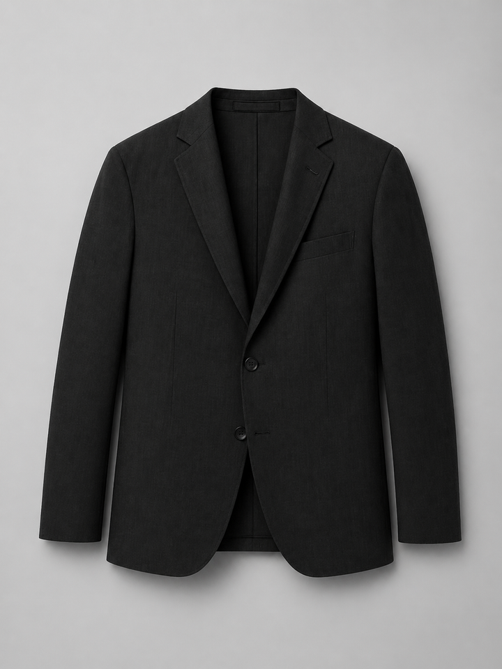 Men's Linen Blazer Jacket in Tailored Fit for Summer Events and Casual Wear