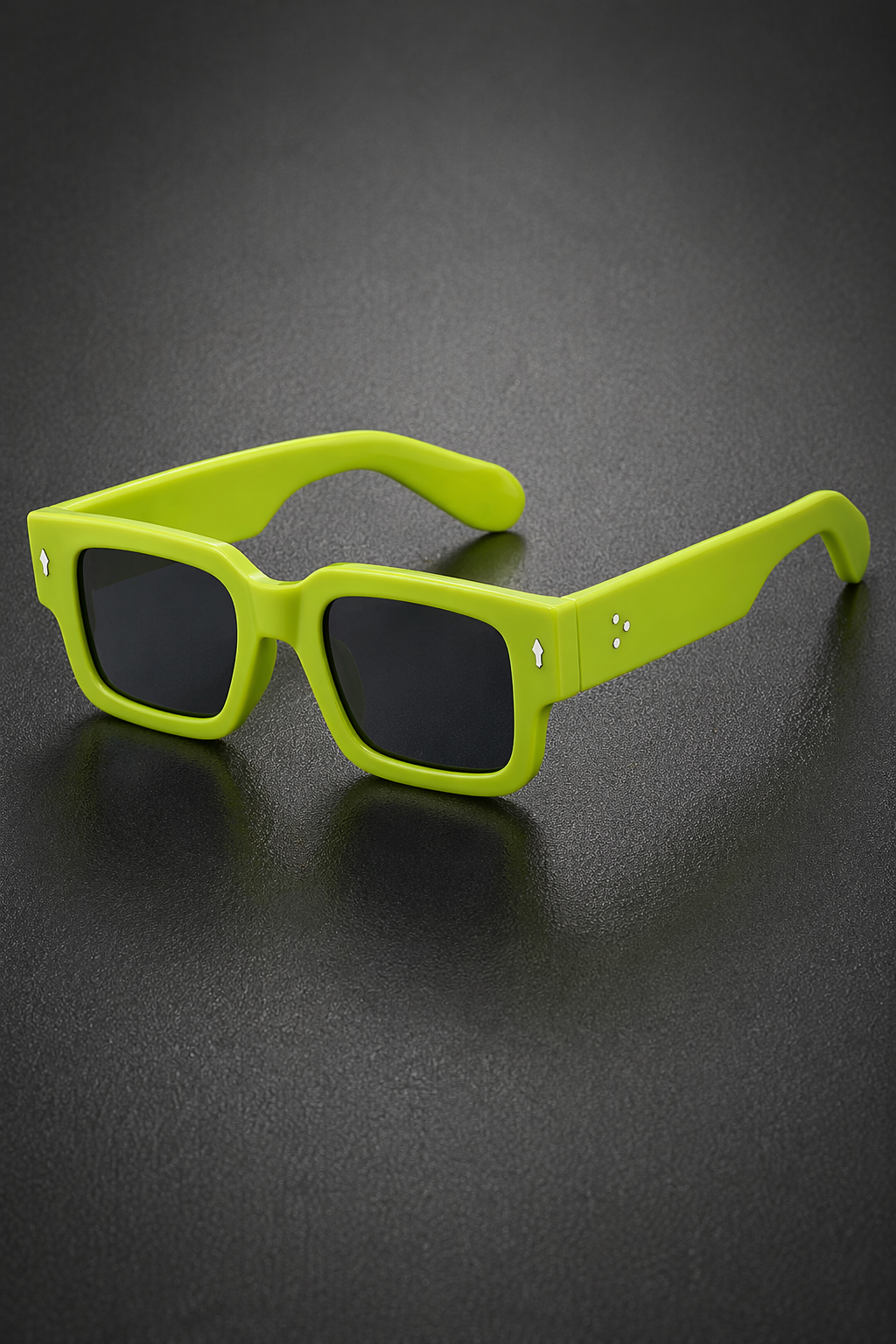 Men's Rectangle Sunglasses Tinted Lenses Street Style Durable Frame