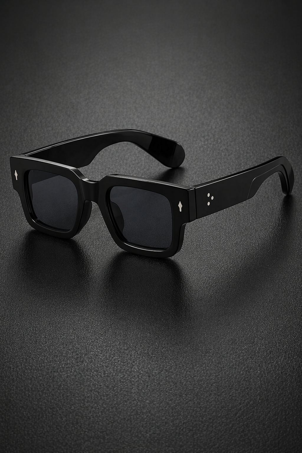Men's Rectangle Sunglasses Tinted Lenses Street Style Durable Frame