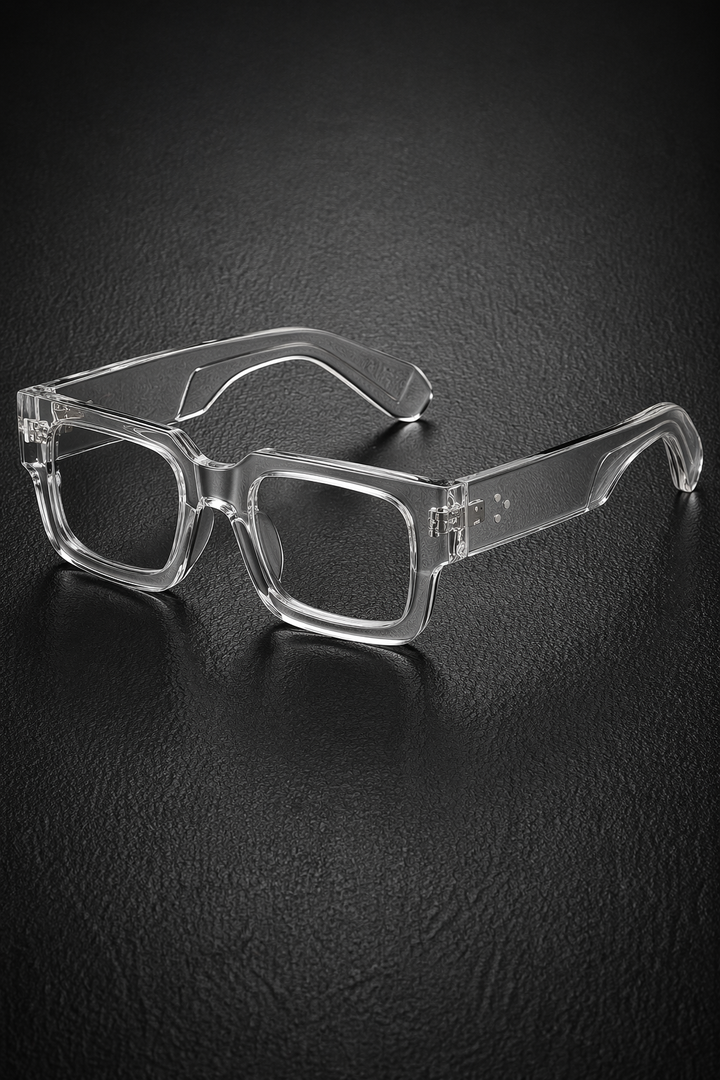 Men's Rectangle Sunglasses Tinted Lenses Street Style Durable Frame