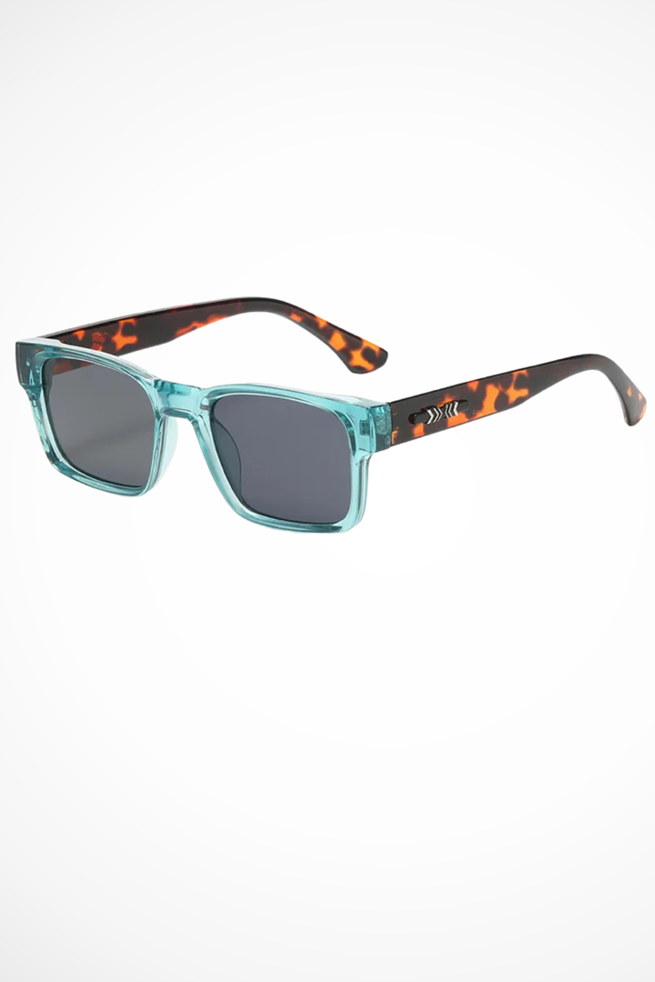 Men's Retro Square Frame Sunglasses with UV Protection