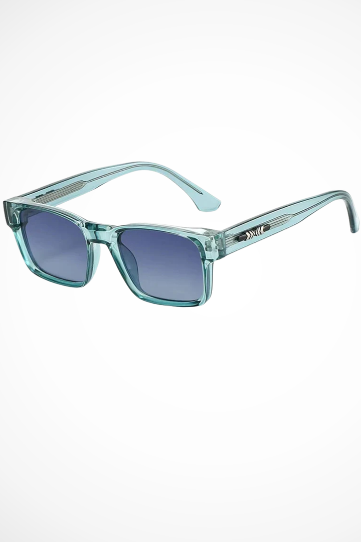 Men's Retro Square Frame Sunglasses with UV Protection