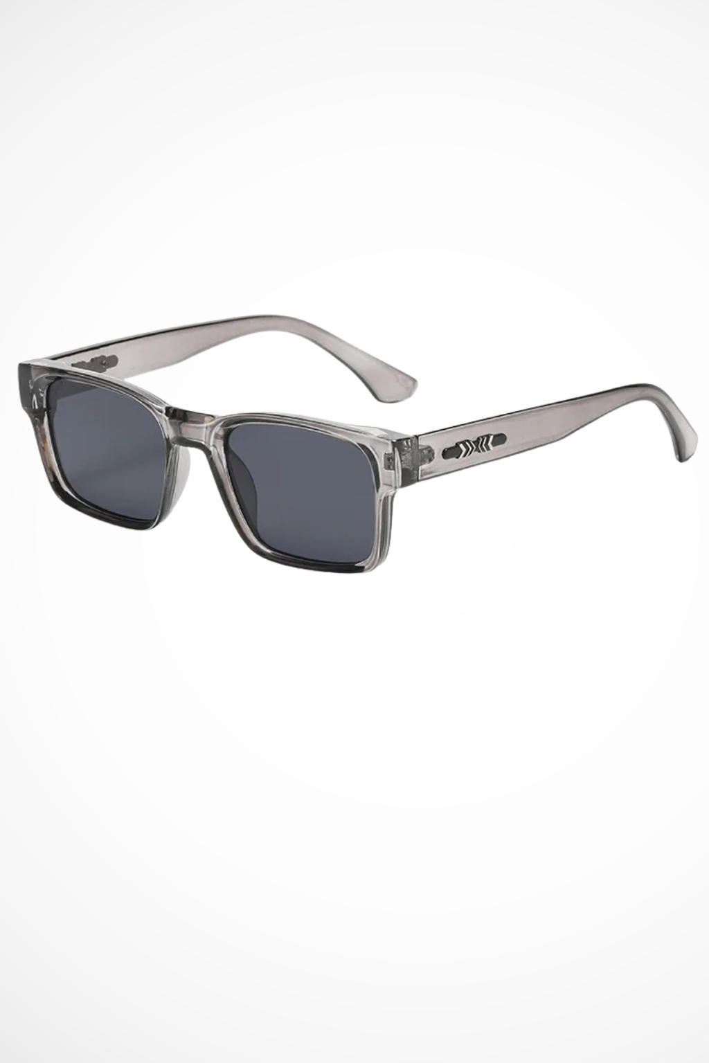 Men's Retro Square Frame Sunglasses with UV Protection
