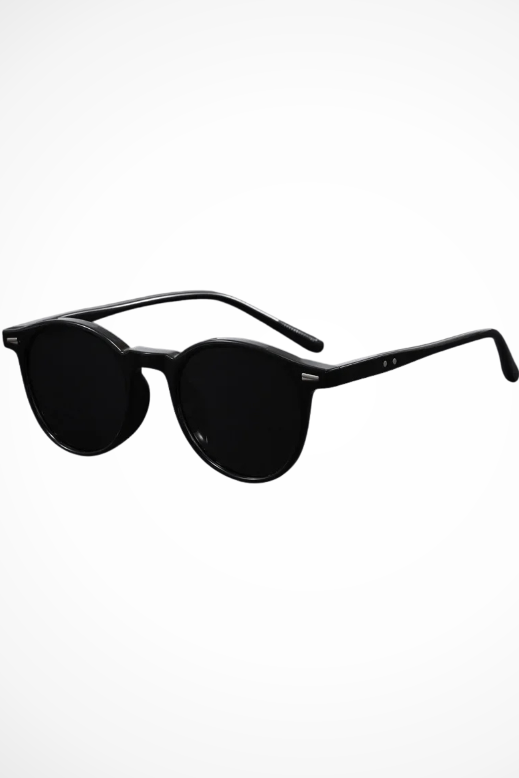 Men's Round Slim Frame Sunglasses Retro Style UV Protection