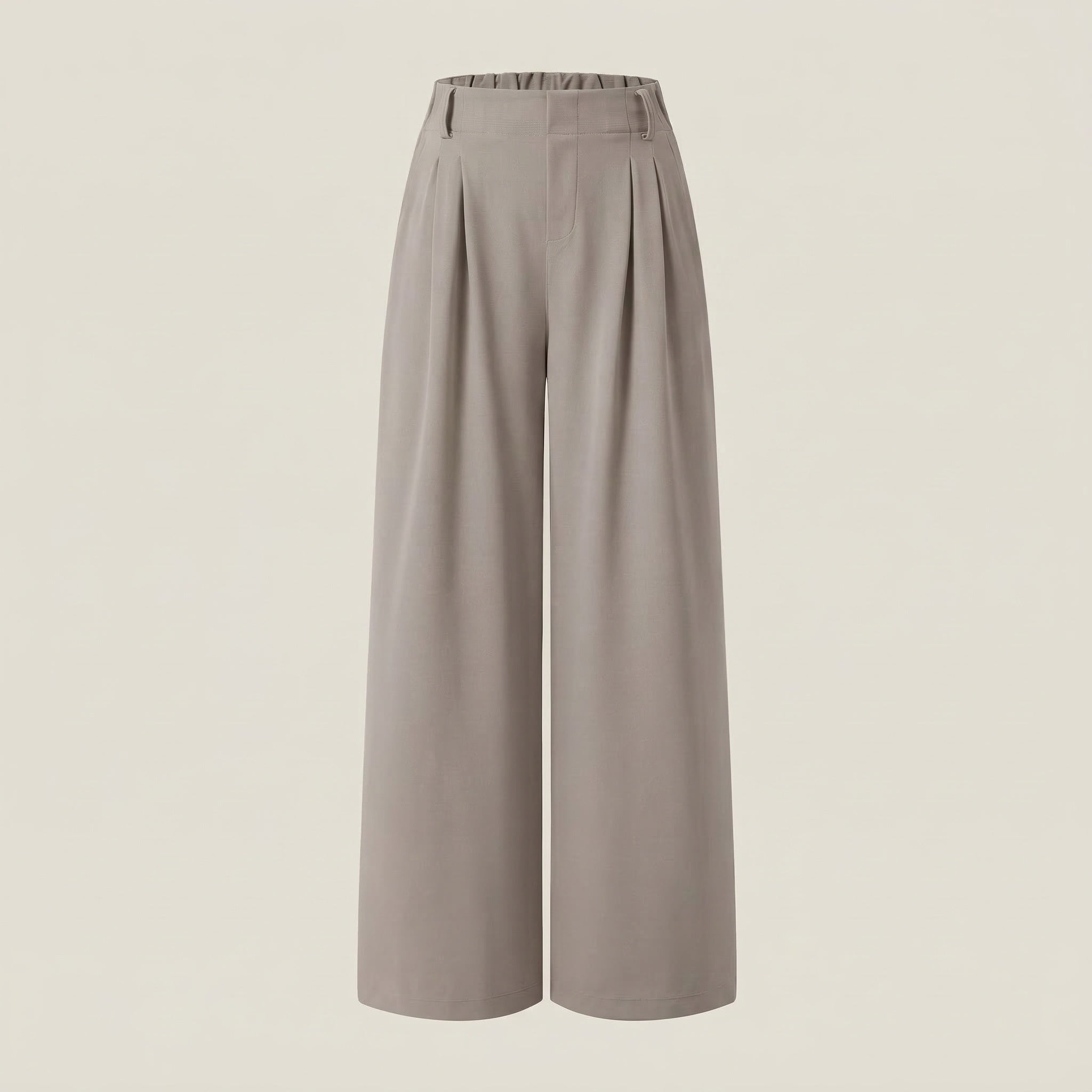 Women’s Soft Stretch Wide Leg Trousers High Rise Everyday