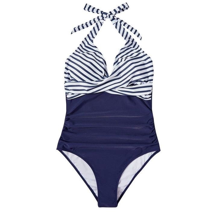 Women's Backless One-Piece Swimsuit with Sculpting Fit for Beach and Pool Days