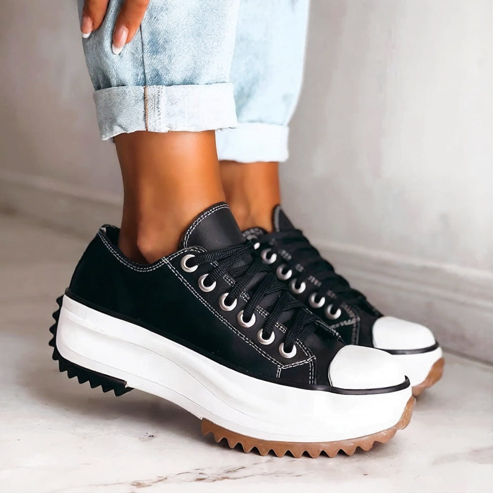 Women's Breathable Fabric Sneakers | Stylish Comfortable Arch Support Shoes 0