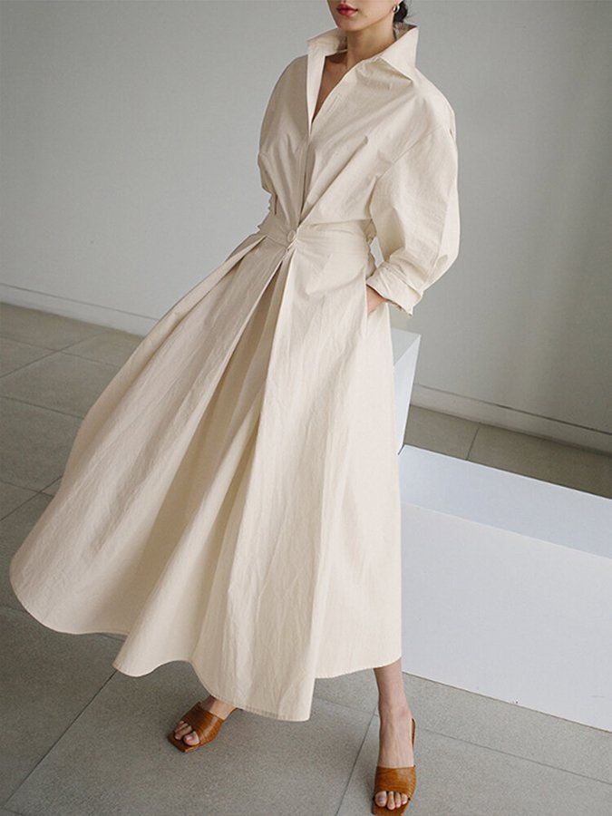 Women's Elegant Maxi Dress with Flattering Silhouette in Lightweight Fabric for Evening Events