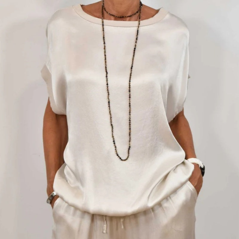 Women's Elegant Two-Piece Set with Adjustable Waist for Versatile Everyday Wear
