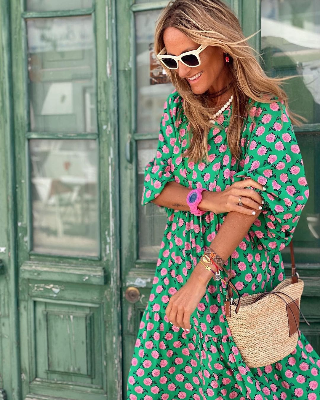 Women's Flattering Spring Dress in Soft Fabric for Casual and Evening Wear