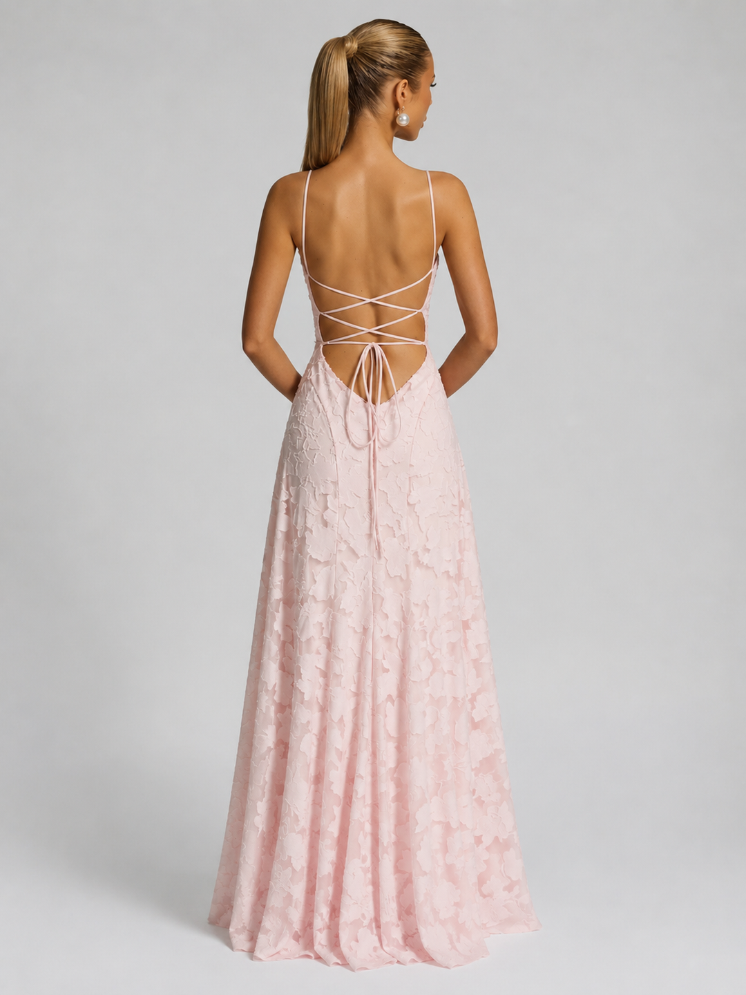 Women's Floral Maxi Dress with Sculpted Silhouette for Summer Weddings and Formal Events