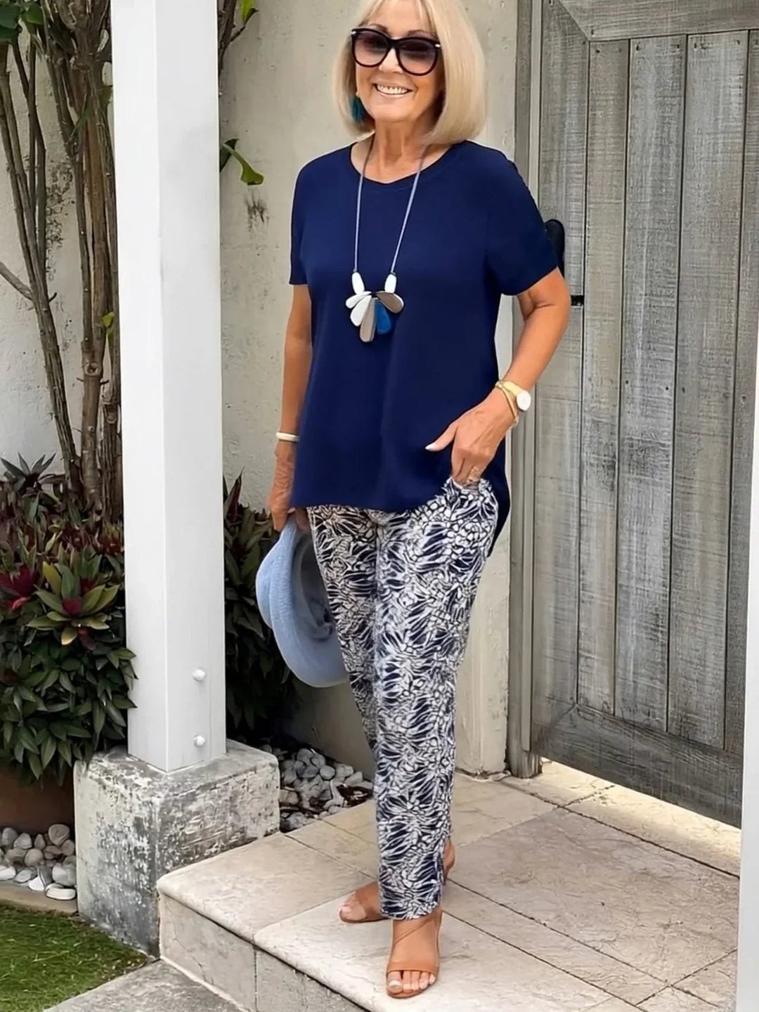 Women's Loungewear Set with Relaxed Fit and Breathable Fabric for Casual Summer Outings