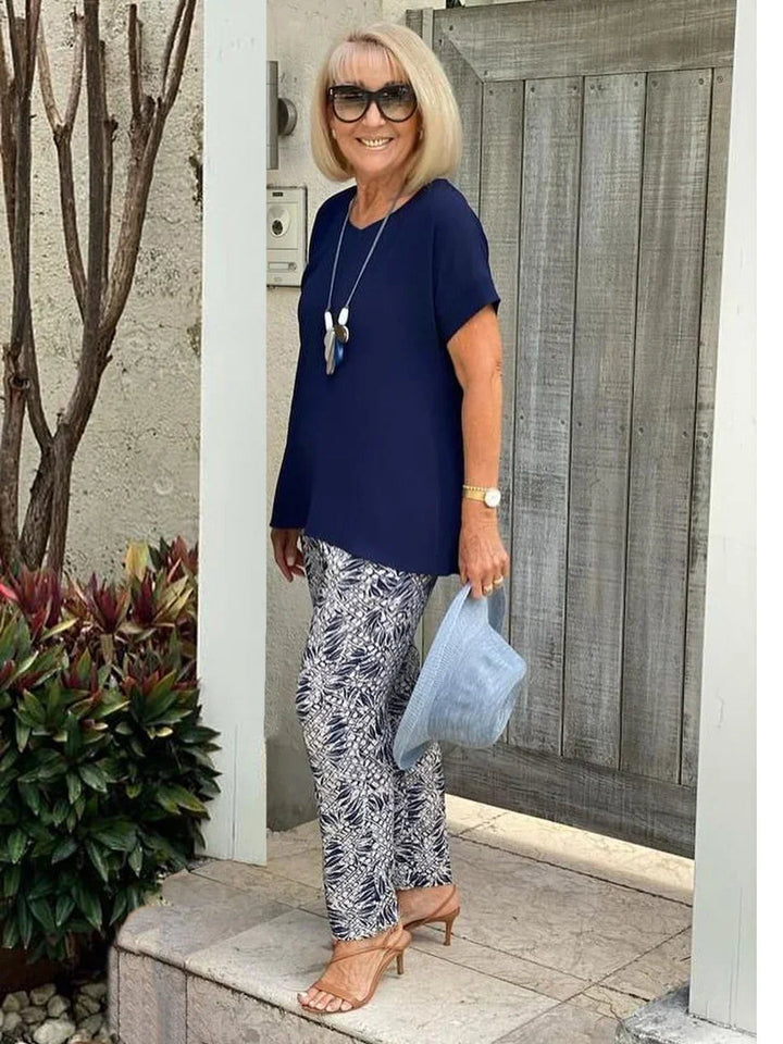 Women's Loungewear Set with Relaxed Fit and Breathable Fabric for Casual Summer Outings