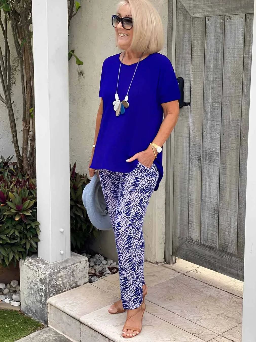 Women's Loungewear Set with Relaxed Fit and Breathable Fabric for Casual Summer Outings
