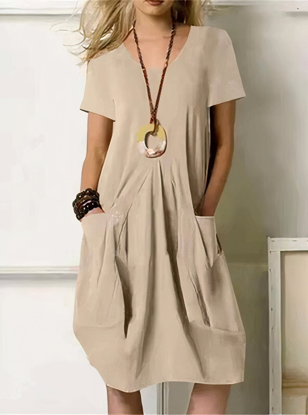 Women's Relaxed Fit Dress in Soft Fabric for Everyday Comfort and Versatile Styling