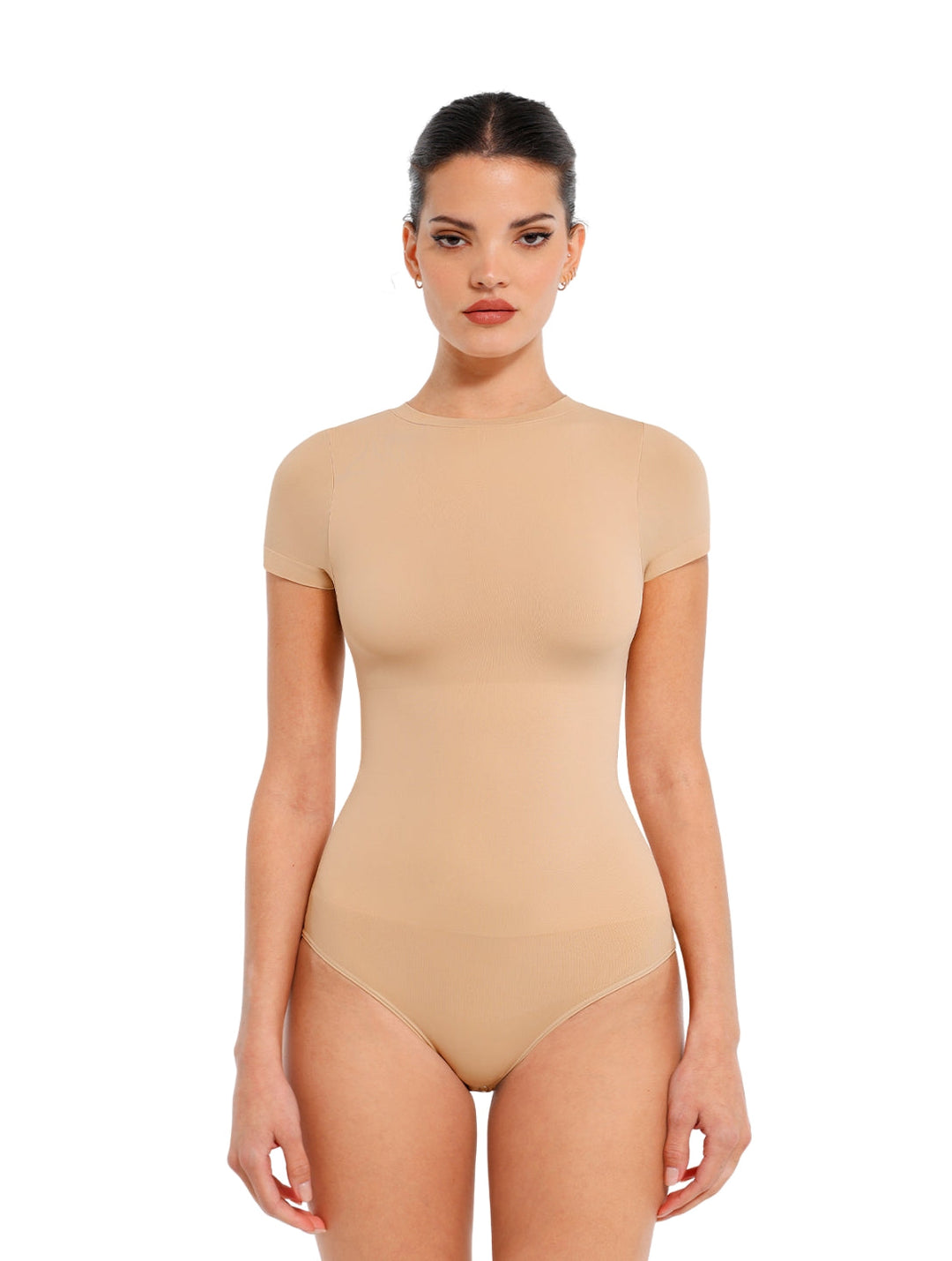 Women's Shapewear Bodysuit Second-Skin Fit with Snap Closure