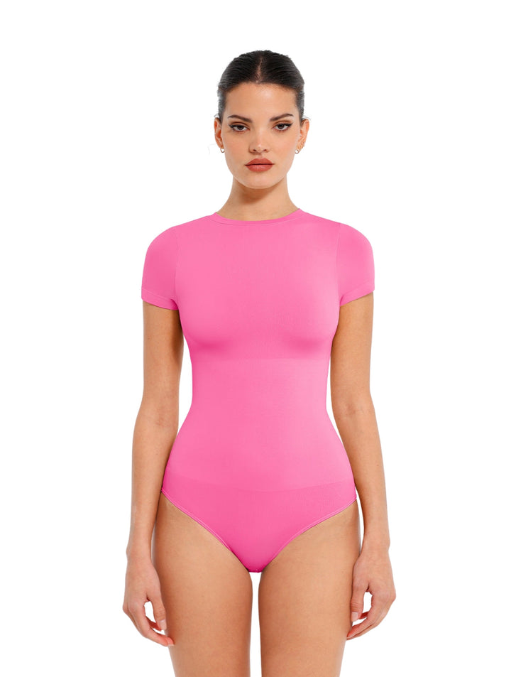 Women's Shapewear Bodysuit Second-Skin Fit with Snap Closure